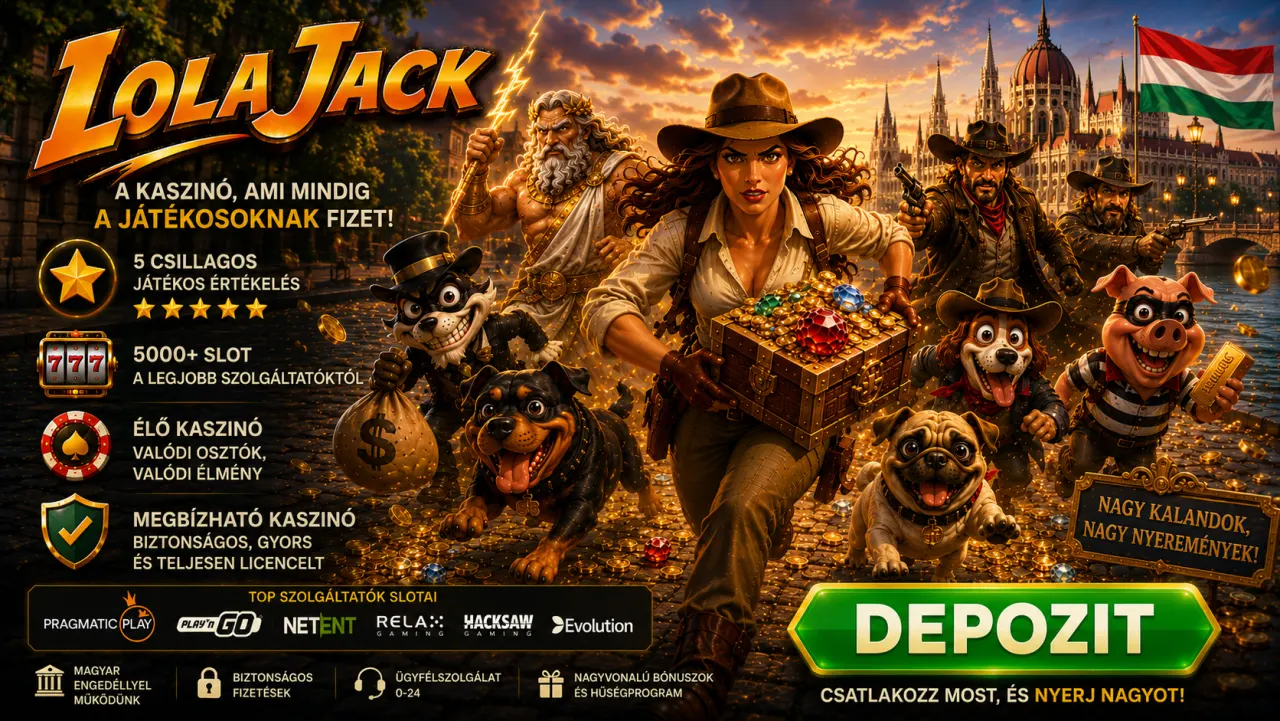 LolaJack Casino — 150% üdvözlő bónusz akár €2.500-ig + 100 ingyenes pörgetés